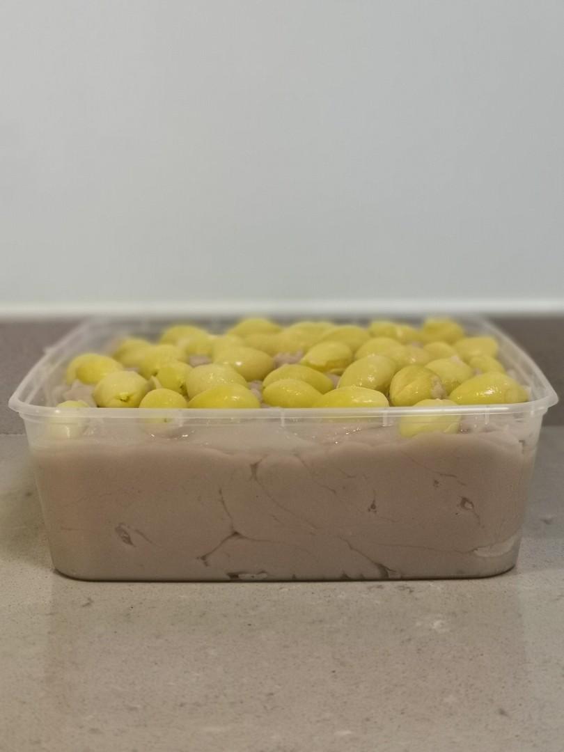 Yam Paste (Orh Nee) (Category: Homemade Bakes) located in Singapore. Submitted by shop.sgfoodrave (Listing ID 1008288288, Image 1). Description: 🌟Everyday Classic - Homemade Yam Paste (Orh Nee) 🌟 Original price available sizes: M | $10 | 400g L | $18 | 800g *National Day PROMO PRICE available sizes: M | $9.50 | 400g L | $15 | 800g Ending on 31st Aug 2020 PM me to order now! 来捧捧场! 😆 Made specially with the FRESHEST ingredients: ✅Yam, self cooke