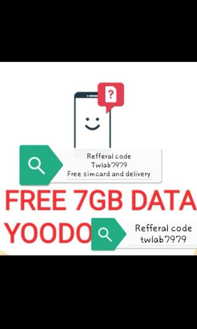 Yoodo Free Prepaid Simcard Simkad Tunetalk Celcom Unlimited Mobile Data Ewallet Voucher Reload Topup Reward Promo Sim Postpaid Everything Else Others On Carousell