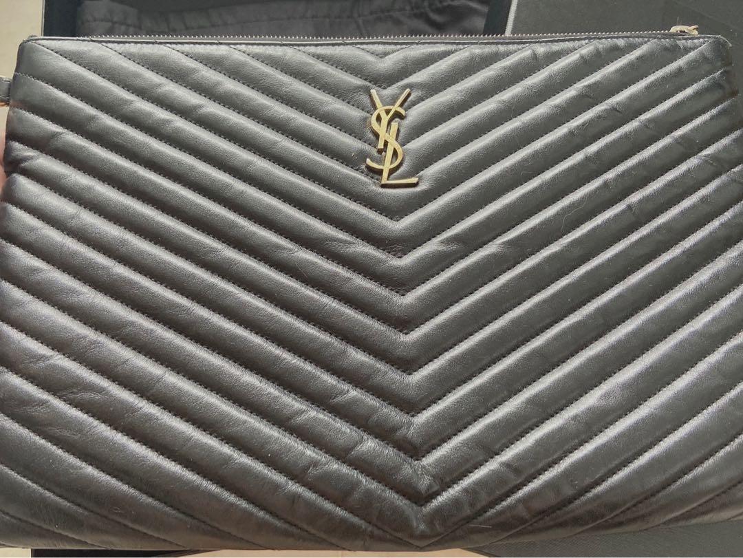 Ysl monogram tablet pouch best sale