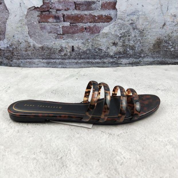Zara tortoiseshell sandals discount