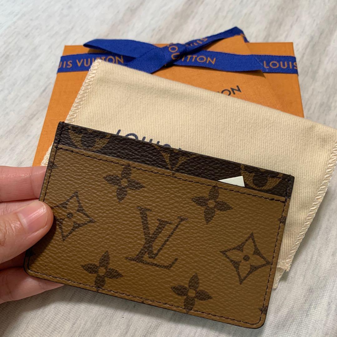 Louis Vuitton Monogram Reverse Canvas Card Holder