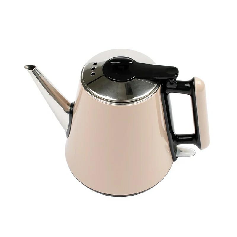1L Electric Kettle Long Spout Mouth Automatic Power Off Travel Mini
