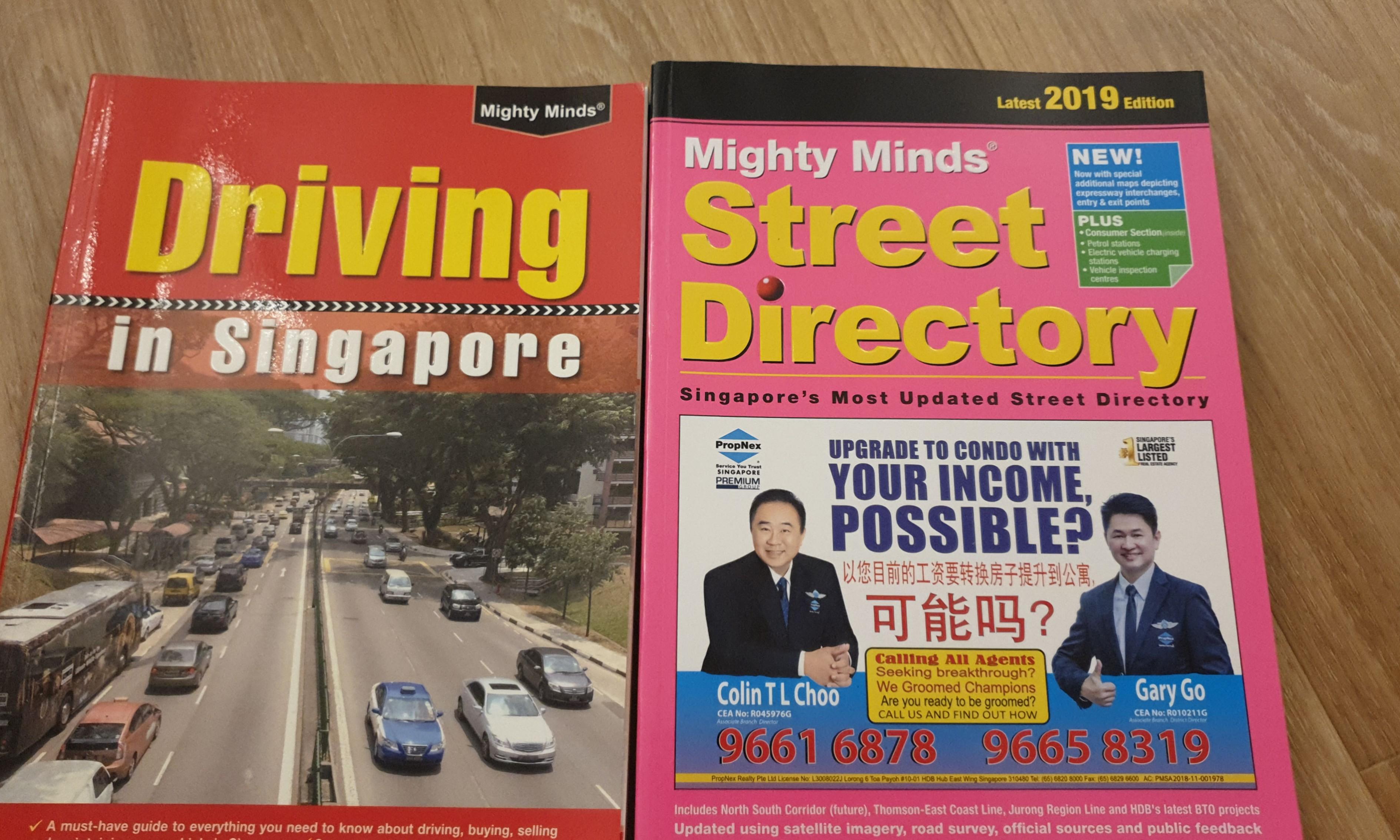Singapore Street Directory 2019 2019 Street Directory W **Free** Mighty Minds, Hobbies & Toys, Books &  Magazines, Assessment Books On Carousell