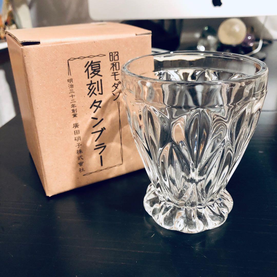 全新·日本廣田硝子·昭和年代復刻版玻璃杯, 傢俬＆家居, 廚具和餐具