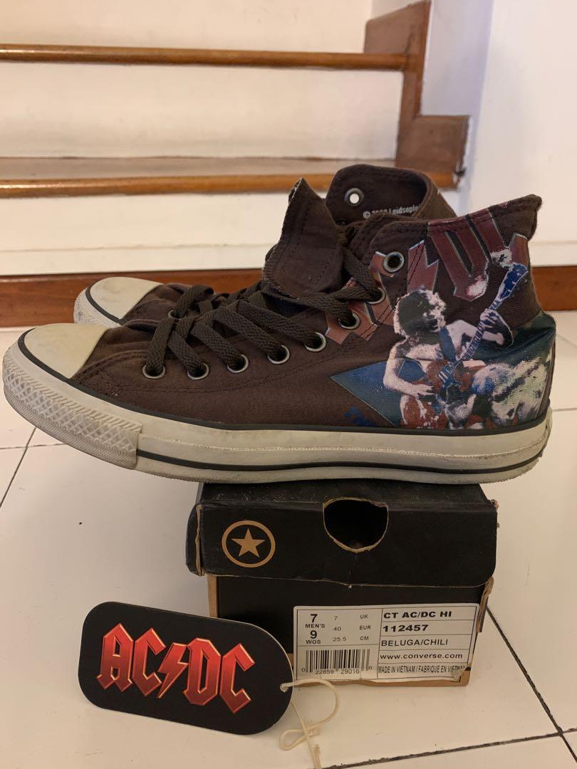 AC DC Converse, Men's Fashion, Footwear, Sneakers on Carousell