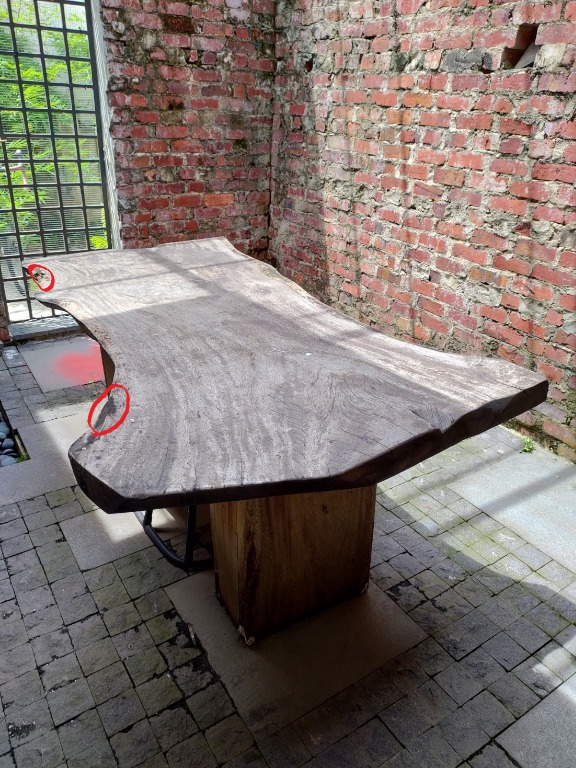 Acacia Hardwood Table, Furniture & Home Living, Furniture, Tables