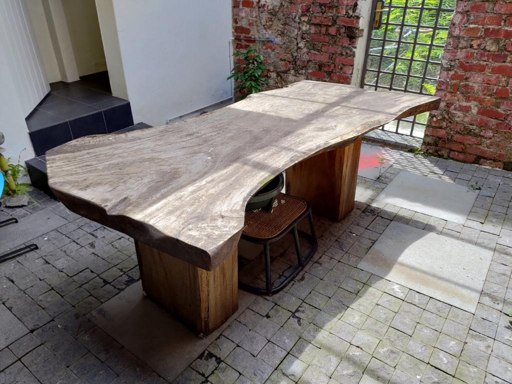 Acacia Hardwood Table, Furniture & Home Living, Furniture, Tables