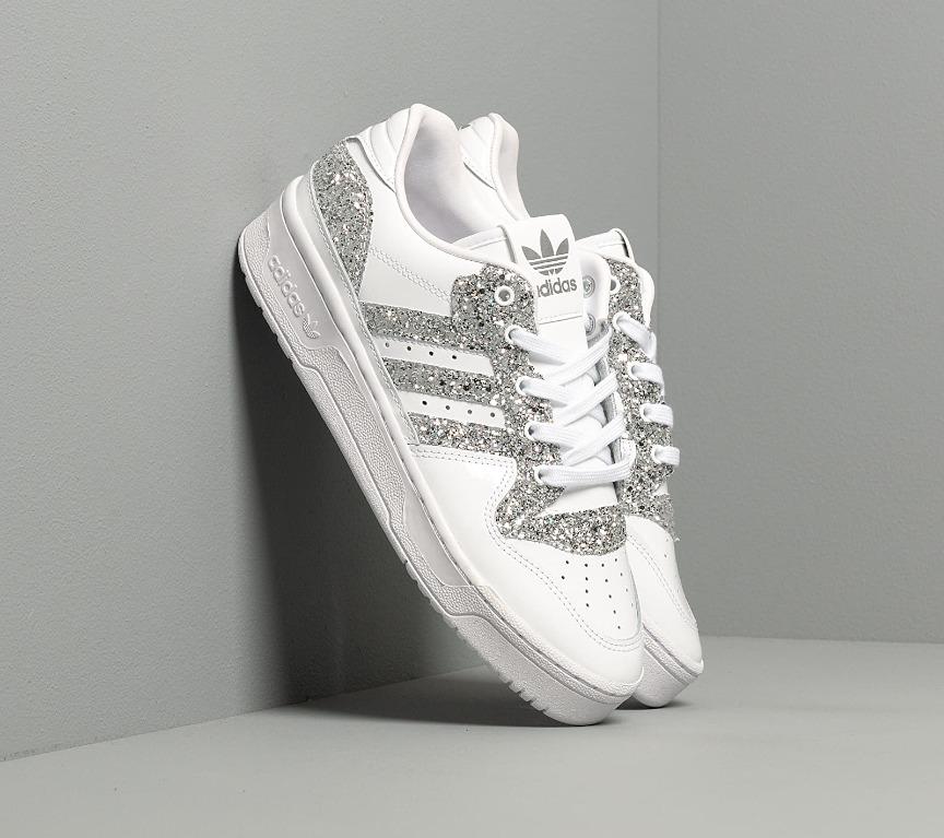 adidas rivalry low sparkle white