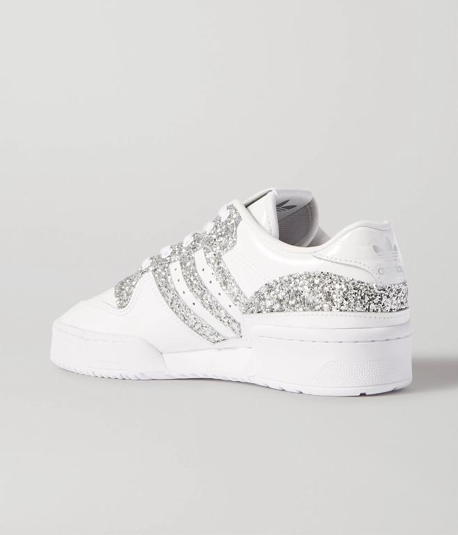 adidas rivalry low sparkle white