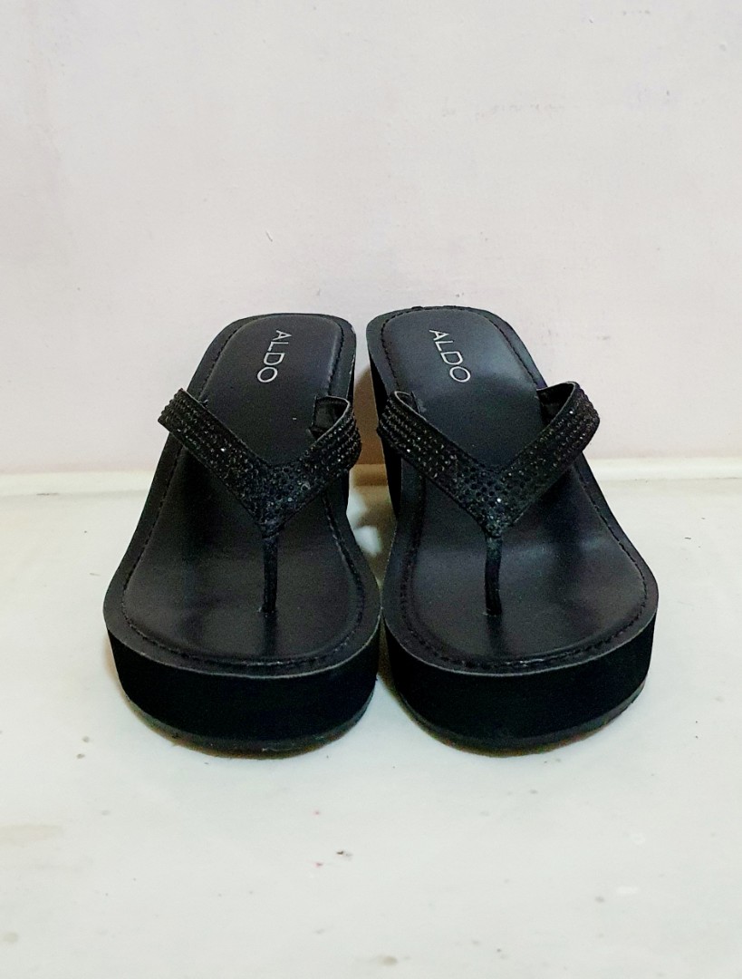 aldo wedge slippers