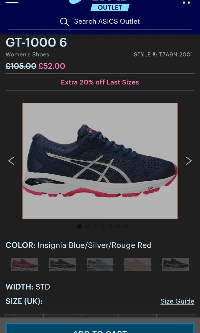 asics outlet gt 1000