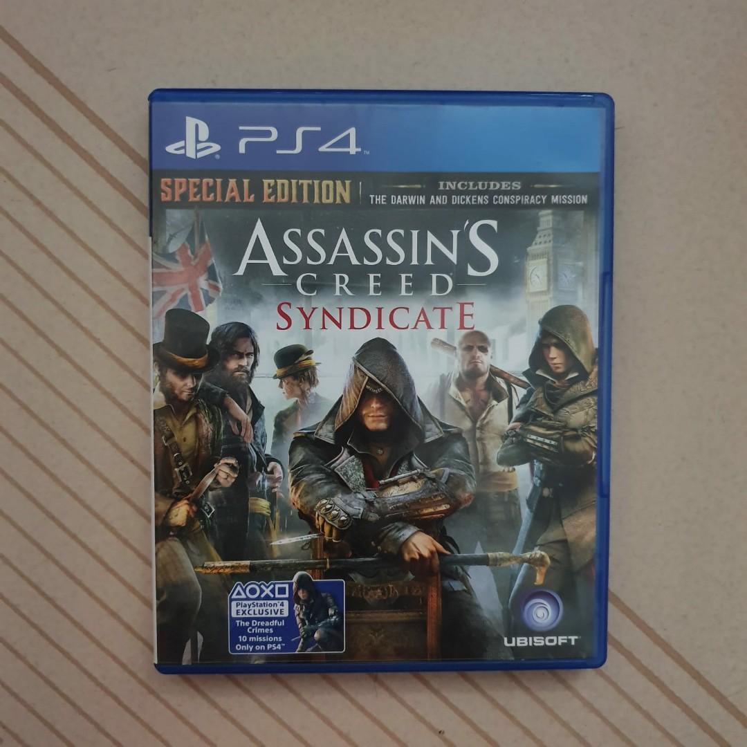 Assassin S Creed Syndicate Special Edition Toys Games Video Gaming Video Games On Carousell Contents of the assassin's creed syndicate special edition. carousell
