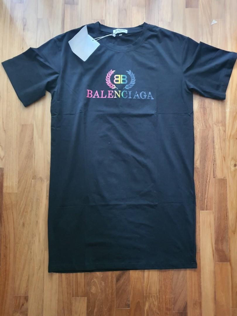 balenciaga t shirt with dress shirt
