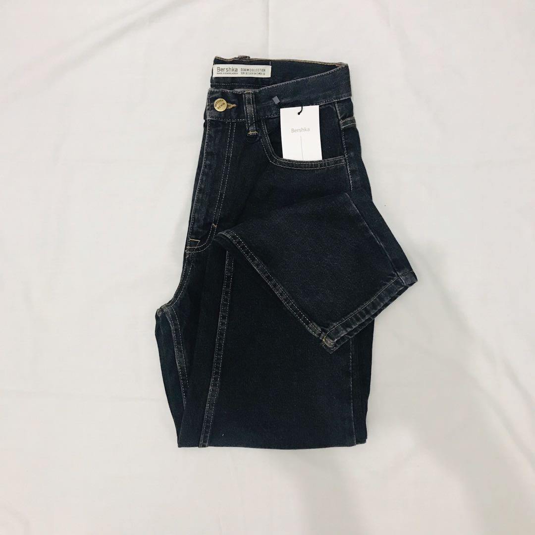 straight jeans bershka