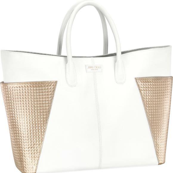 BNIP Jimmy Choo Parfums White Gold Travel Tote Bag Women s