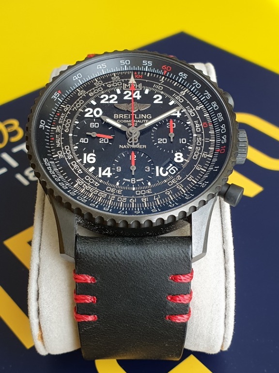 Navitimer cosmonaute blacksteel best sale