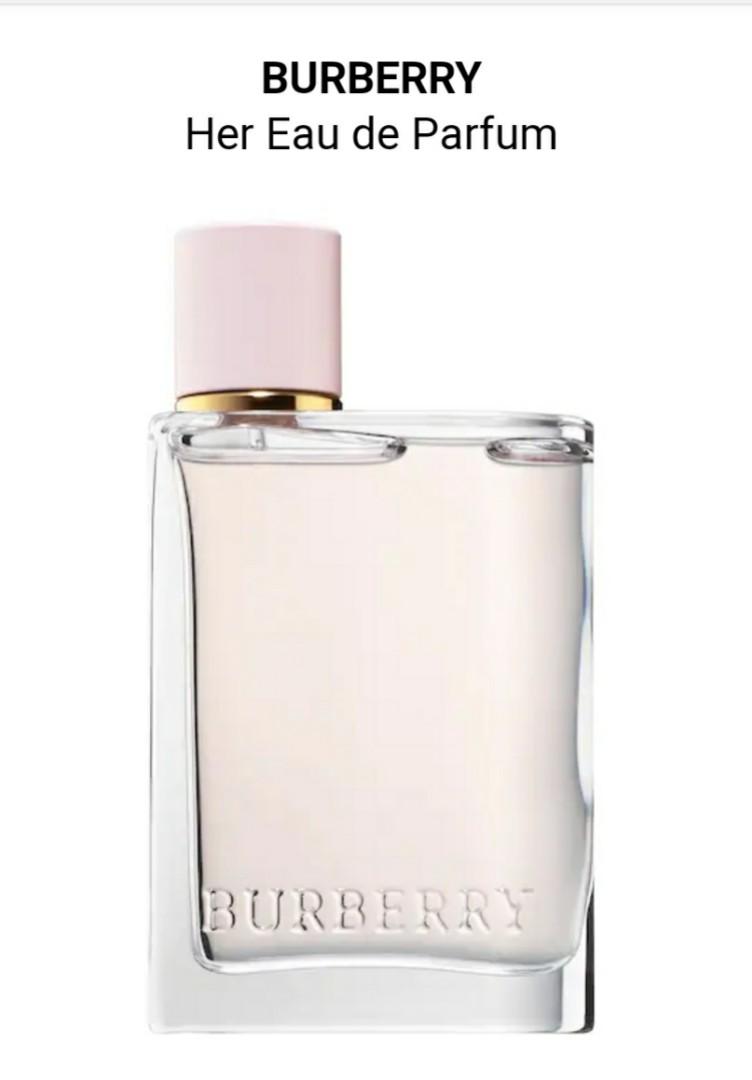 burberry her new perfume
