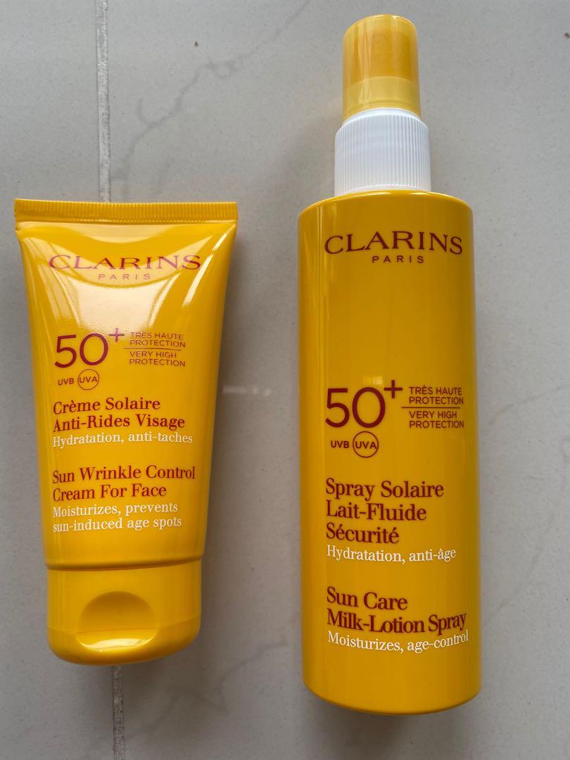 clarins sun face