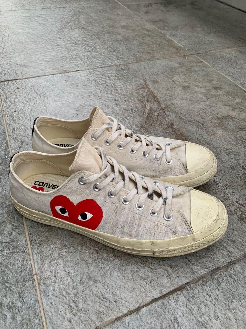 Converse Chuck 70 CDG Play US11 Men s Fashion Footwear Sneakers on Carousell