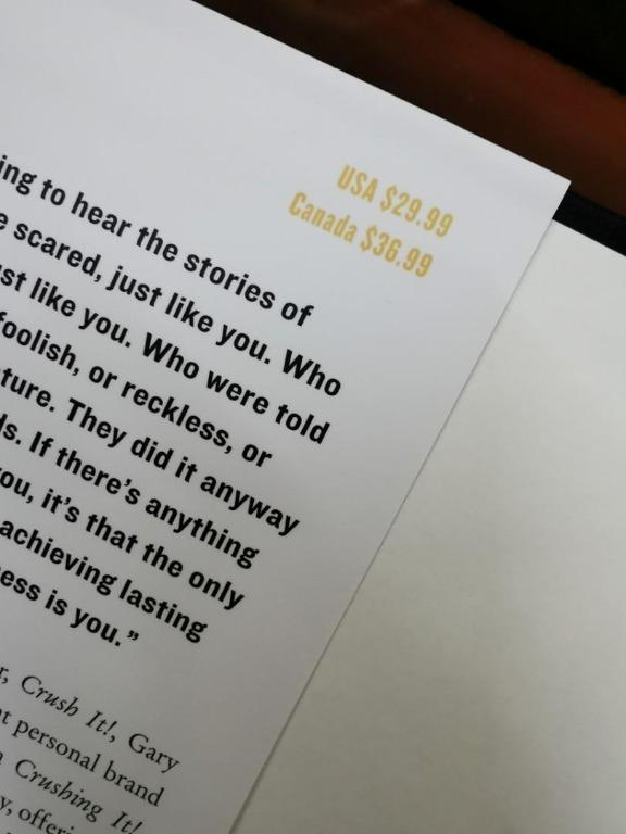 Crushing It! by Gary Vaynerchuk (Gary Vee) Brand New Hard Cover