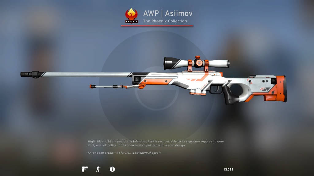 Buy and Sell StatTrak™ AWP  Asiimov (Well-Worn) CS:GO via P2P