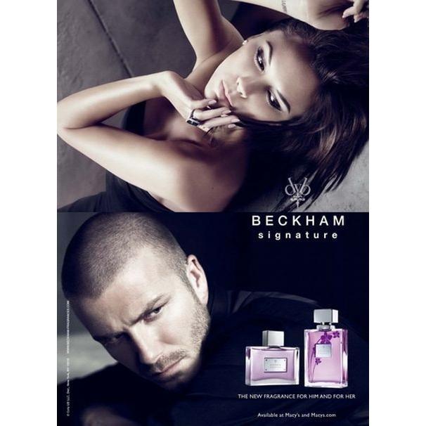 Signature for her david beckham store