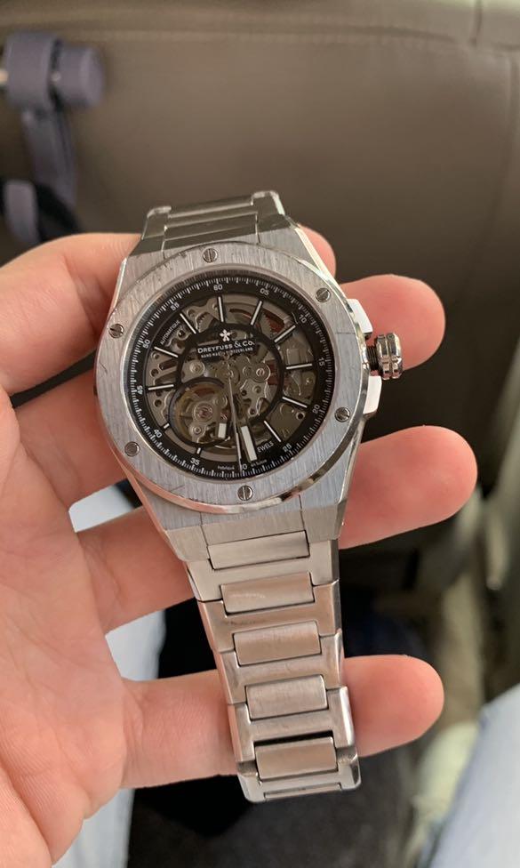 Dreyfuss skeleton hotsell watch