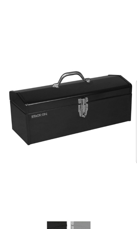 (Free courier*) Stack On 19" Inch Classic Metal Steel Tool Box Toolbox ...