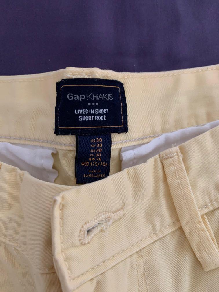 Gap khakis lived in shorts store