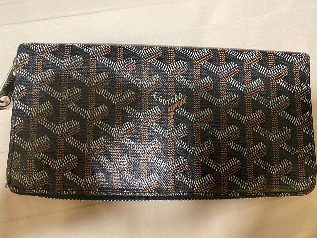 goyard wallet zipper