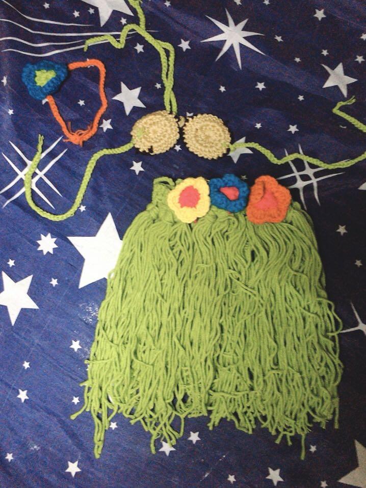 Hawaiian Baby Girl Crochet Costume Babies Kids Babies Apparel On Carousell