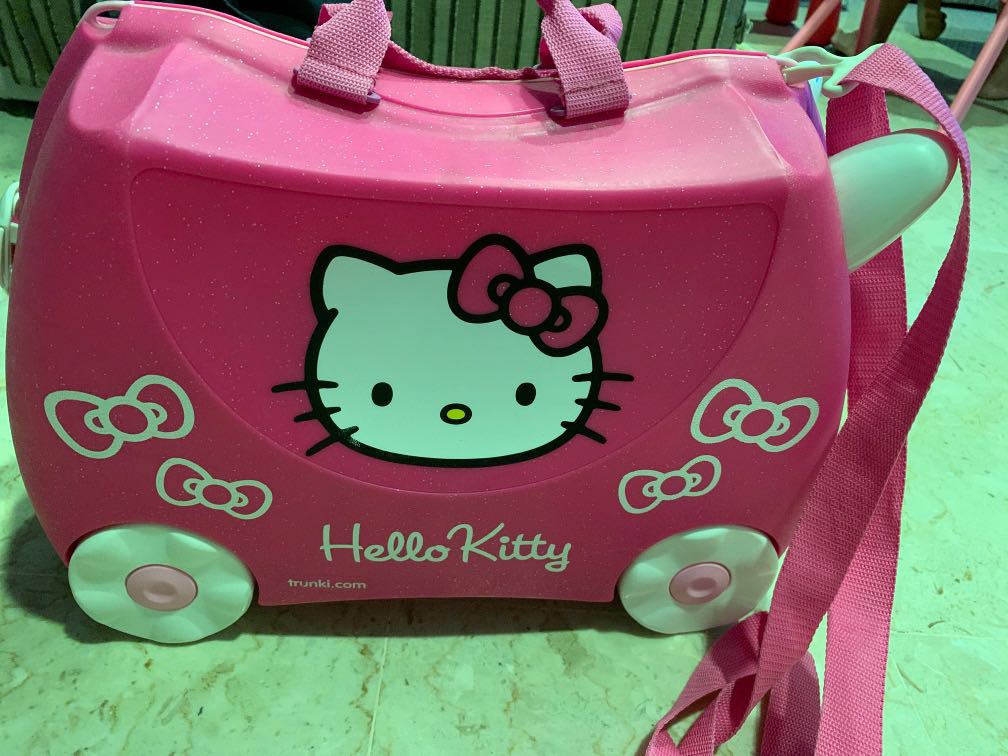 Hello Kitty Trunki ride on luggage, Babies & Kids, Infant Playtime on ...