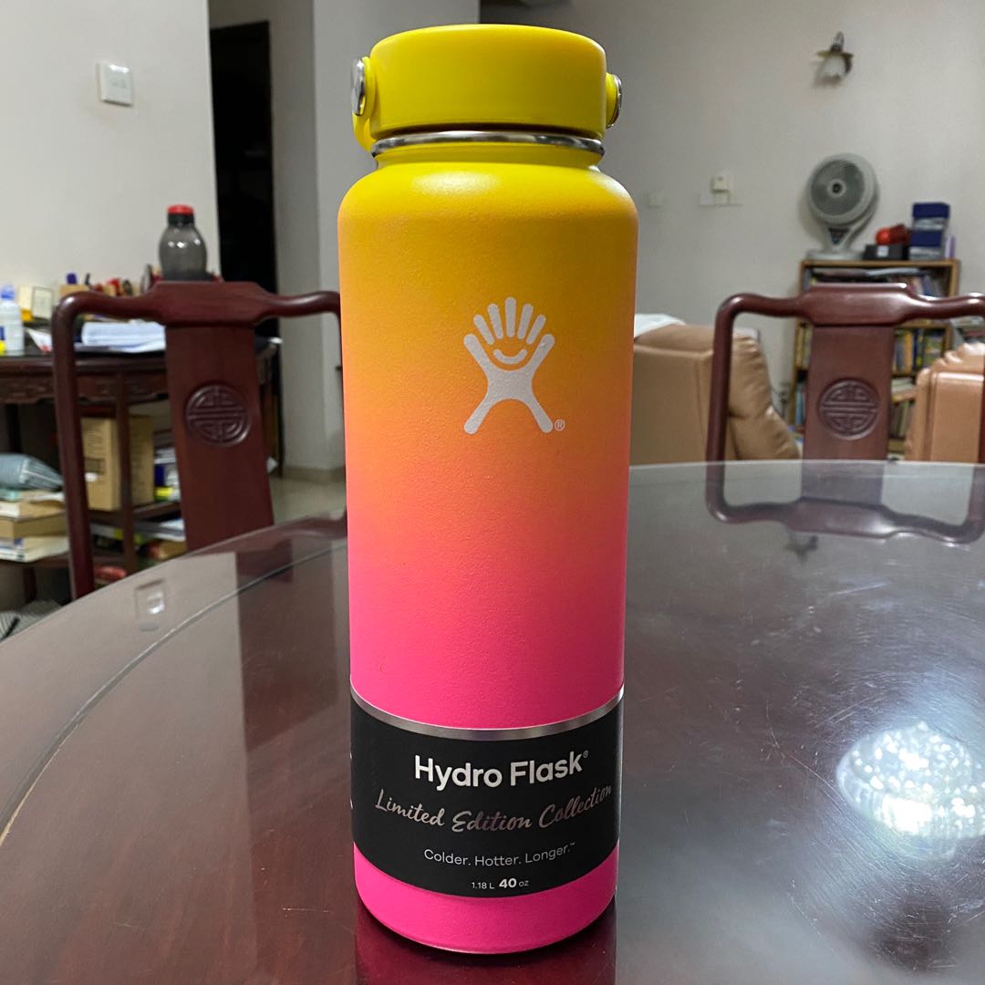 Yellow pink ombre hydro flask hotsell