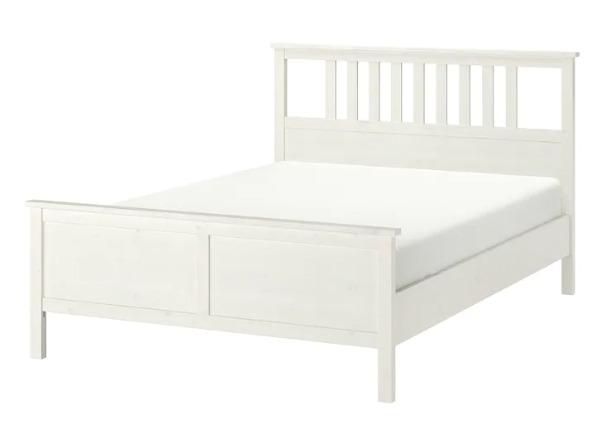 Ikea Hemnes 180cm (King size) bed frame (Category: Bed Frames & Mattresses) located in Singapore. Submitted by juju784 (Listing ID 1008009813, Image 1). Description: IKEA hemnes bed frame and base almost perfect condition, just a few marks $759 from IKEA see my other listings for Hemnes and mattress need to collect or use a mover - dismantle / move / reassemble $80 no time wasters please.