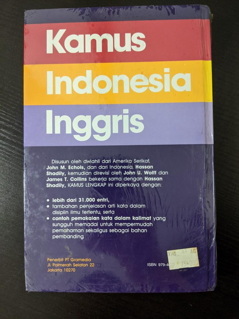 Indonesian English Dictionary Books Stationery Non Fiction On Carousell