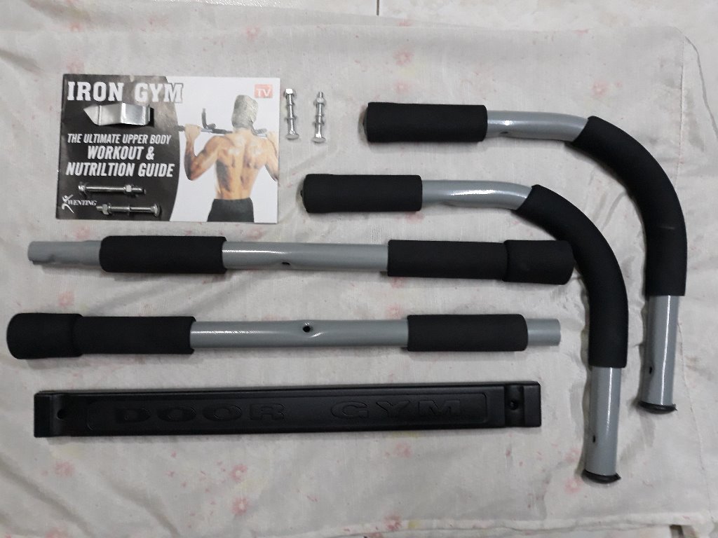 Iron Gym Total Upper Body Workout Bar, Sports Equipment, Exercise