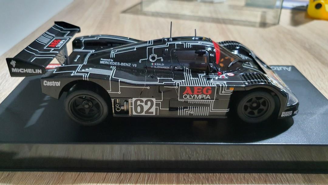 Carrosserie Kyosho Mini-z Sauber-Mercedes C9 N°62 LM 1988 - Référence MZP343AG, Neuf D'origine Japon