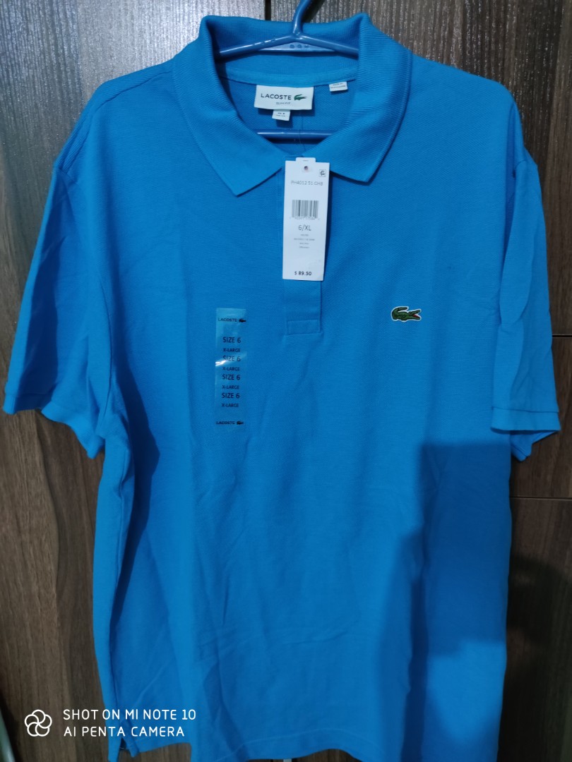 Lacoste Polo shirt original us bought for men, Men's Fashion, Tops & Sets, & Polo Shirts on Carousell