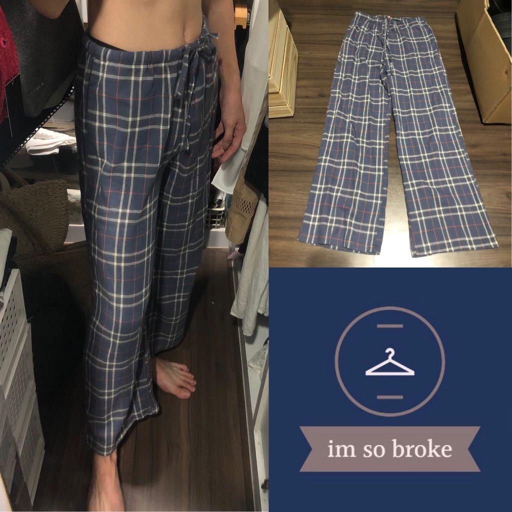 Lilac plaid pants clearance