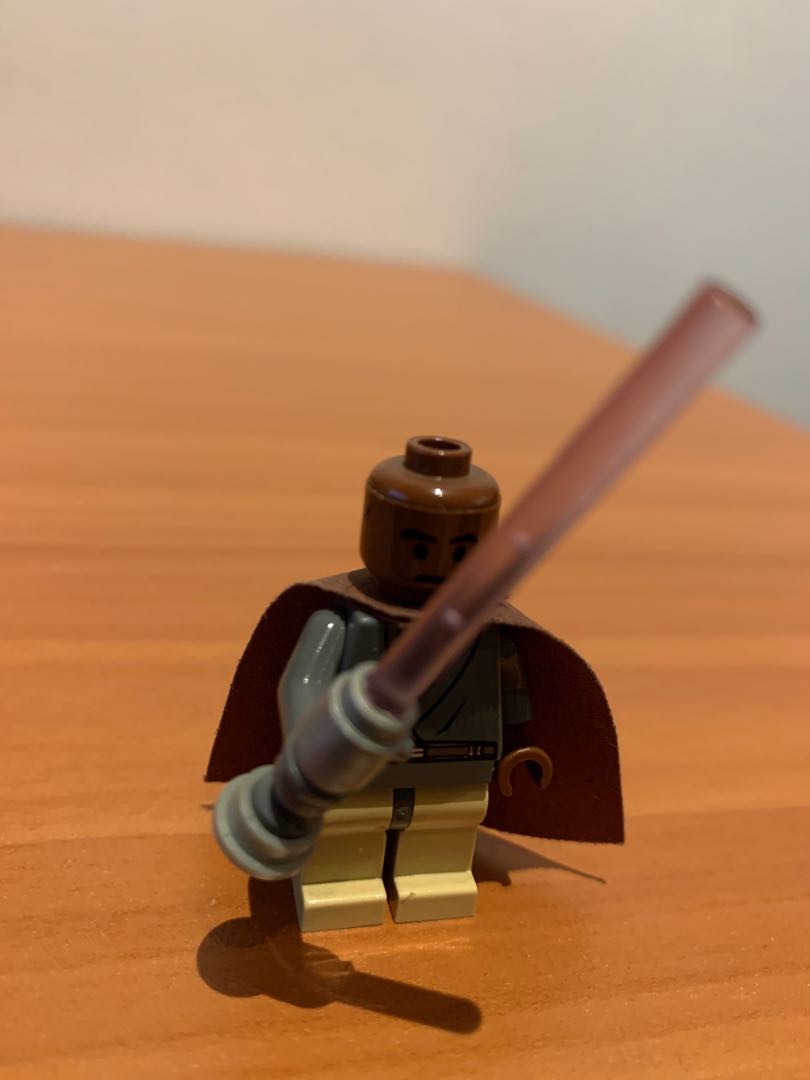 Lego mace windu best sale light up lightsaber