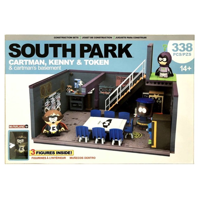 Mcfarlane Toys South Park Cartman Kenny And Token Cartman S Basement Toys Games Toys On Carousell