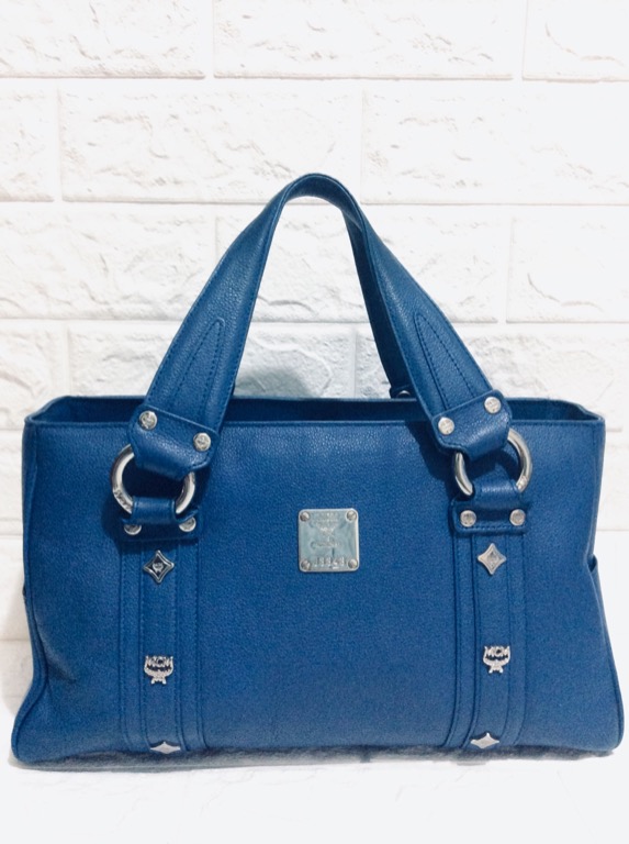 Sale MCM BLUE LADDER handbag Women s Fashion Bags Wallets