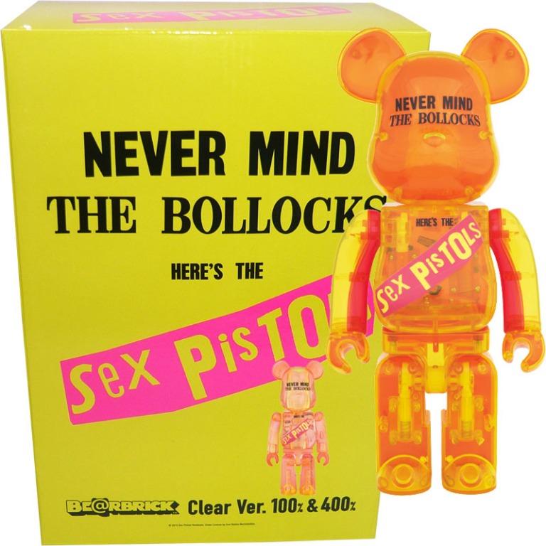 BE@RBRICK Sex Pistols Clear Ver.