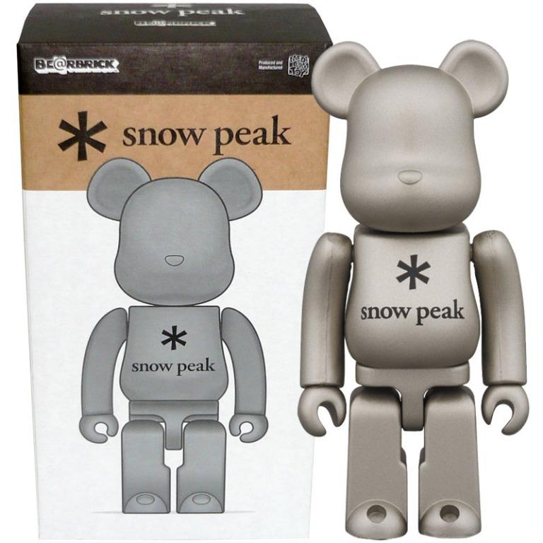 BE@RBRICK  snowpeak  ベアブリック スノーピーク 400% Medicom Snow Peak 400% Bearbrick Figure silver