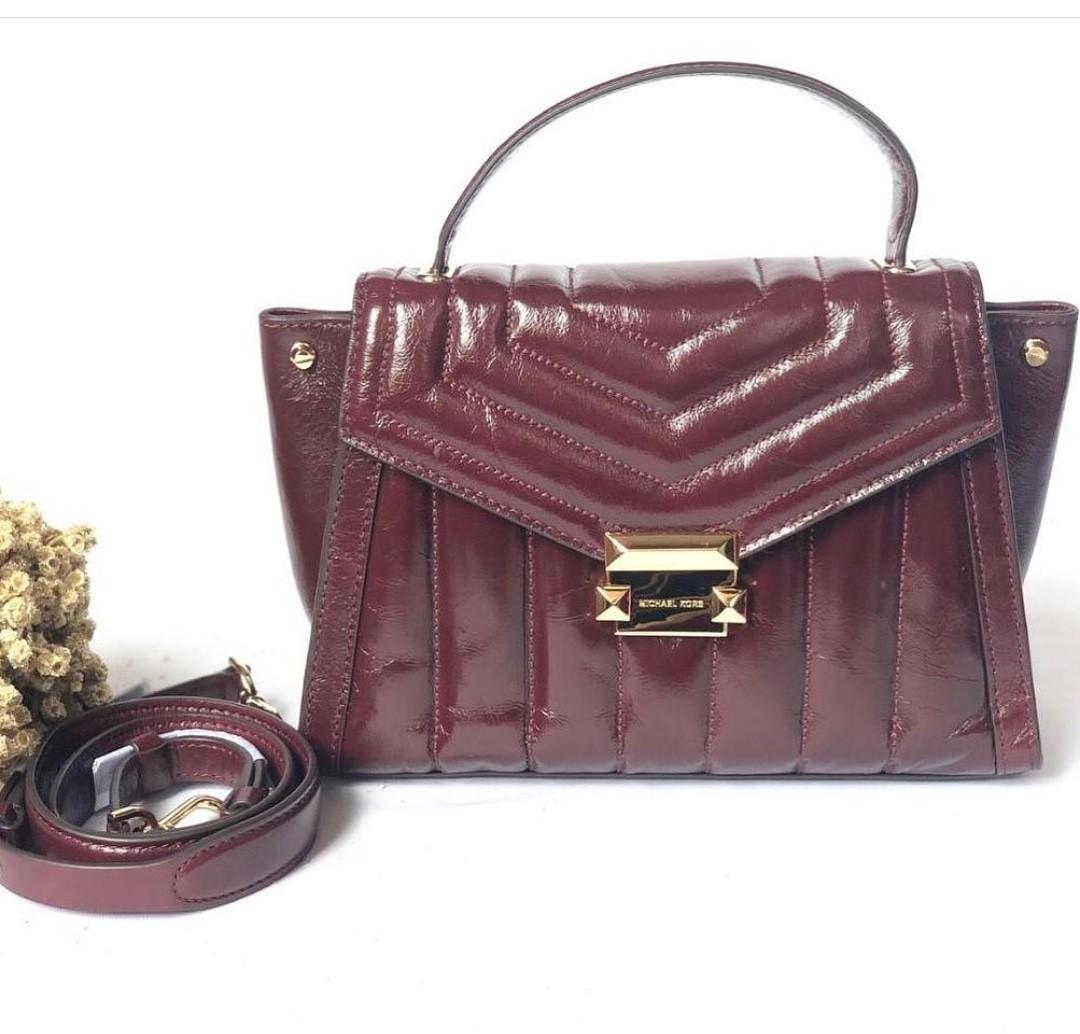 Michael kors whitney oxblood hot sale