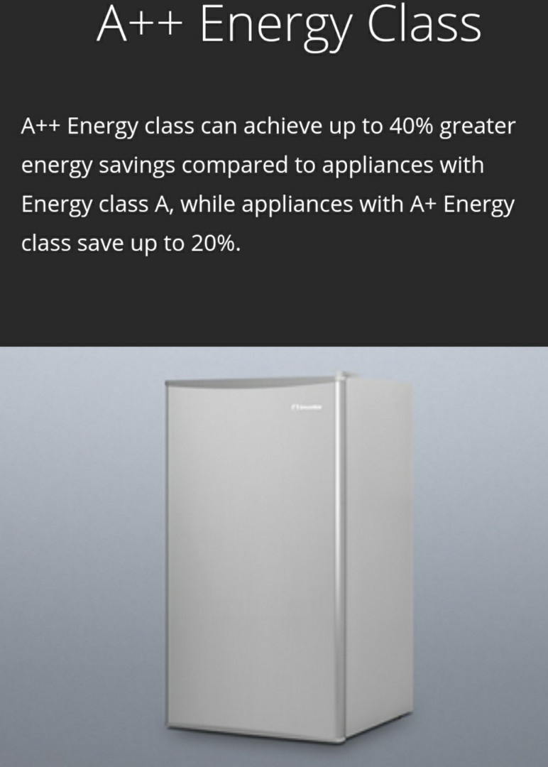 Mini fridge 93l by inventor, TV & Home Appliances, Kitchen Appliances