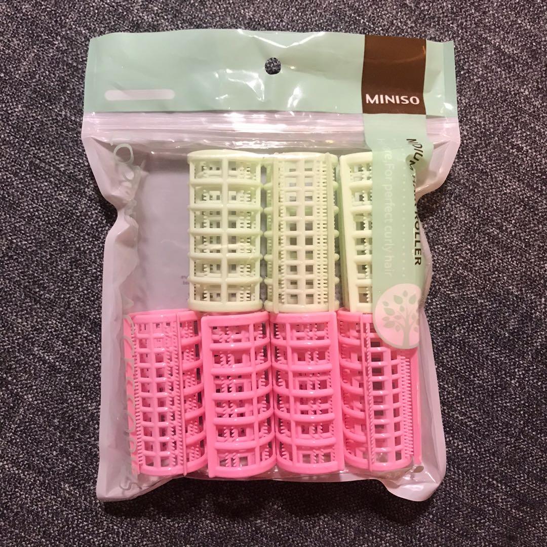 Miniso Medium Hair Rollers, Beauty & Personal Care, Hair on Carousell