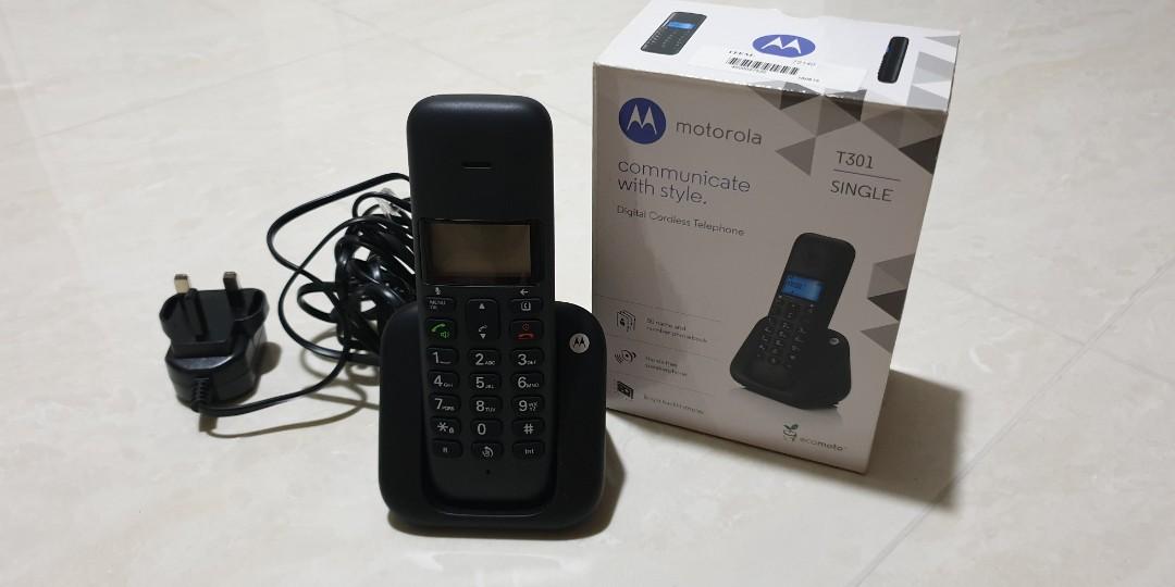 Motorola Cordless Phone T301, Mobile Phones & Gadgets, Mobile & Gadget