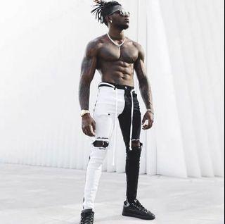 Mr Kreem Two Tone Jeans