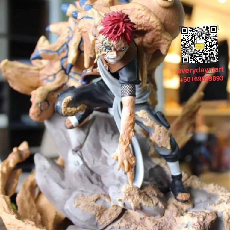 Naruto Gaara The Sand Waterfall Shinobi Of Sunagakure Jinchuriki Of One Tailed Shukaku火影忍者 砂暴我爱罗 半兽化一尾守鹤风影gk雕像模型手办 Hobbies Toys Toys Games On Carousell